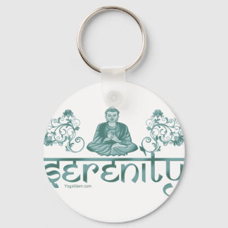 serenity meditation green sleutelhanger