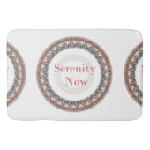 Serenity Now Soft Mandala Badmat (Voorkant)