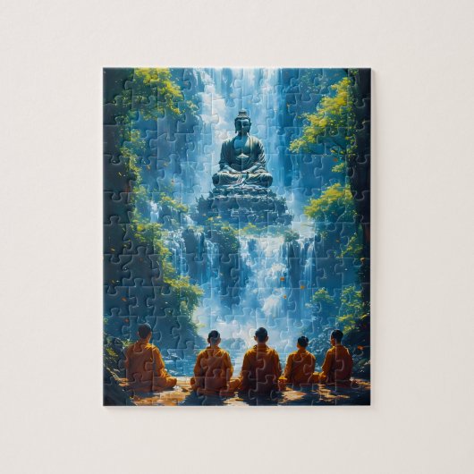 Serenity of the Five Monks Legpuzzel (Verticaal)
