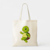 Serenity-ontwerp van schildpad tote bag (Achterkant)