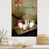 Serenity Orchid Poster (Keuken)