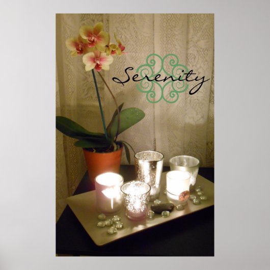Serenity Orchid Poster (Voorkant)