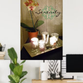 Serenity Orchid Poster (Thuiskantoor)