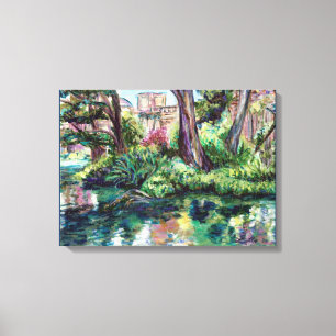 "Serenity" Palace of Fine Arts Wrapped Canvas Afdruk