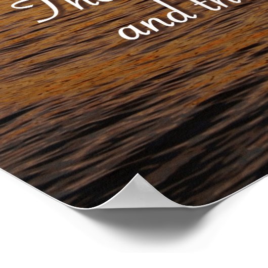 Serenity Payer - Ocean Sunset. Poster (Hoek)