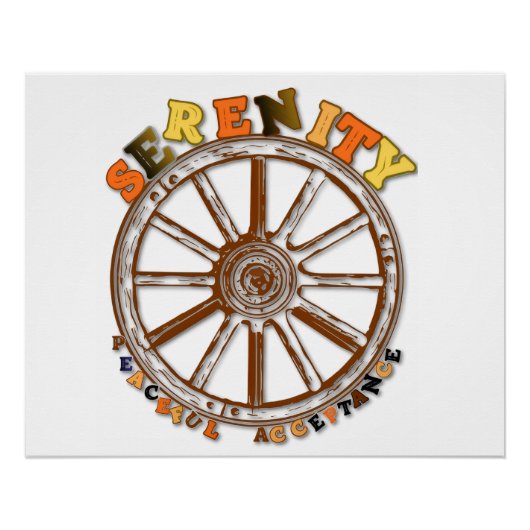 Serenity - Peaceful Acceptance Poster Perfect Poster (Voorkant)