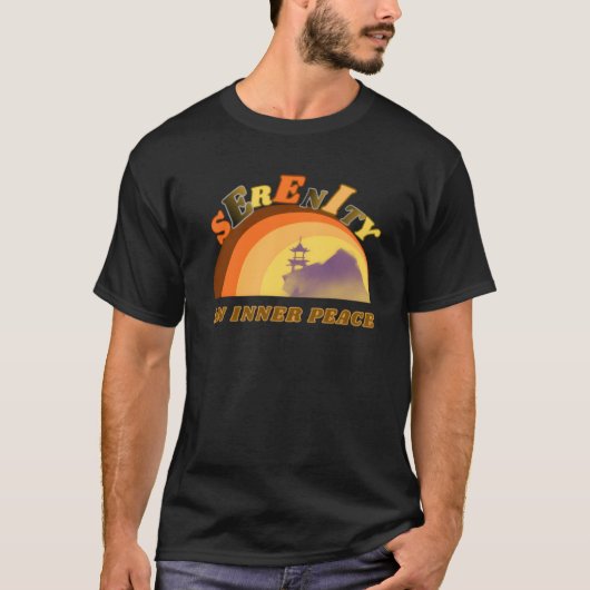 Serenity - Peaceful Acceptance T-shirt (Voorkant)