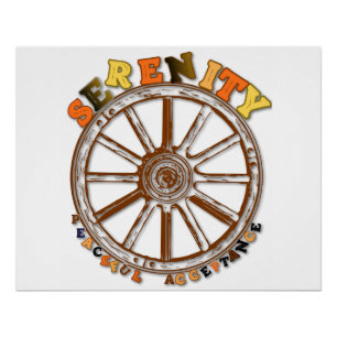 Serenity - Poster voor Vreedzame Aanvaarding Perfect Poster