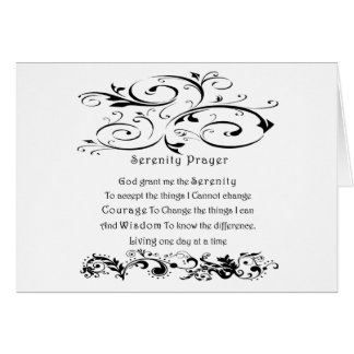 Serenity Prayer