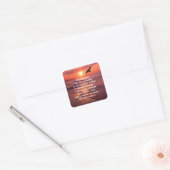 Serenity Prayer 3 Vierkante Sticker (Envelop)