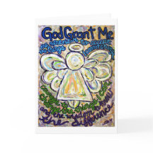 Serenity Prayer Angel Art Greeting of Note Cards