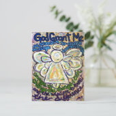 Serenity Prayer Angel Painting Art Briefkaarten (Staand voorkant)