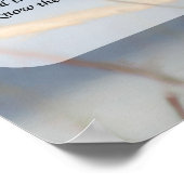 Serenity Prayer Bluebird Inspirerend Poster (Hoek)