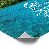 Serenity Prayer & Bora Bora Poster (Hoek)