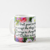 Serenity Prayer Bouquet Koffiemok (Voorkant links)
