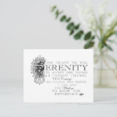 Serenity Prayer Briefkaart (Staand voorkant)