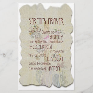 Serenity Prayer Briefpapier