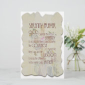 Serenity Prayer Briefpapier (Staand voorkant)