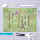 Serenity Prayer Butterfly Inspirerend ontkoppeling Tissuepapier (Craft)