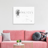 Serenity Prayer Canvas Afdruk (Insitu (Woonkamer))