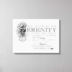 Serenity Prayer Canvas Afdruk