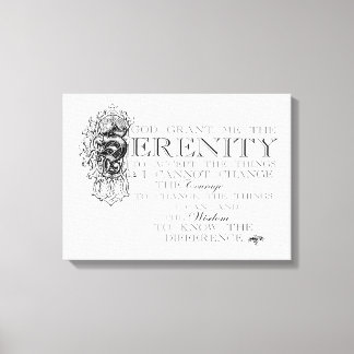 Serenity Prayer Canvas Afdruk
