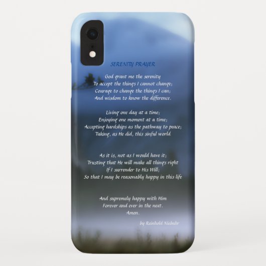 Serenity Prayer Case-Mate iPhone Case (Achterkant)