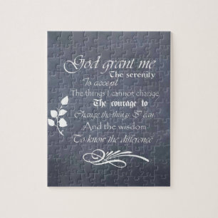 Serenity Prayer Chalkboard Gifts - trendy Legpuzzel