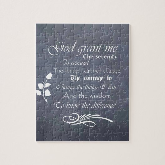Serenity Prayer Chalkboard Gifts - trendy  Legpuzzel (Verticaal)