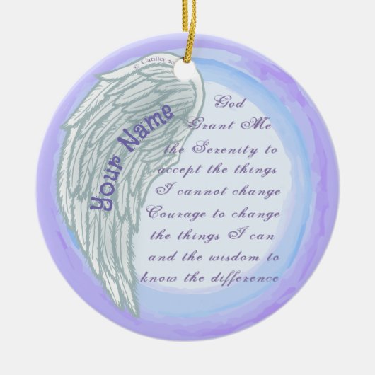 Serenity Prayer Christelijk ornament (Voorkant)