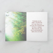 Serenity Prayer, Forest Kaart (Binnen)