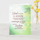 Serenity Prayer, Forest Kaart (Gele Bloem)