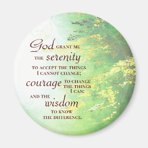 Serenity Prayer, Forest Magneet