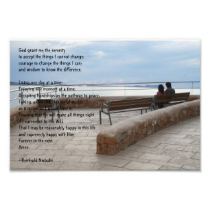 Serenity Prayer Foto Afdruk