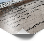 Serenity Prayer Foto Afdruk (Hoek)