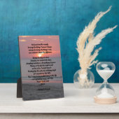 Serenity Prayer Fotoplaat (Zijkant)