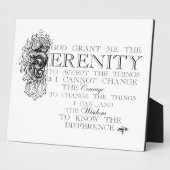 Serenity Prayer Fotoplaat (Zijkant)