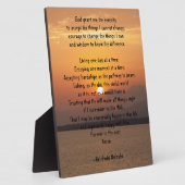 Serenity Prayer Fotoplaat (Zijkant)