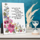 Serenity Prayer Fotoplaat (Zijkant)