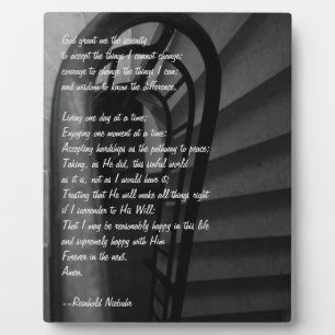 Serenity Prayer Fotoplaat