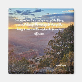Serenity prayer grand canyon afbeelding magneet