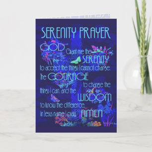 Serenity Prayer Graphic Arts Kaart