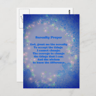 Serenity Prayer Hearts Inspirerend Briefkaart