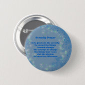 Serenity Prayer Hearts Inspirerend Button (Voorkant /achterkant)