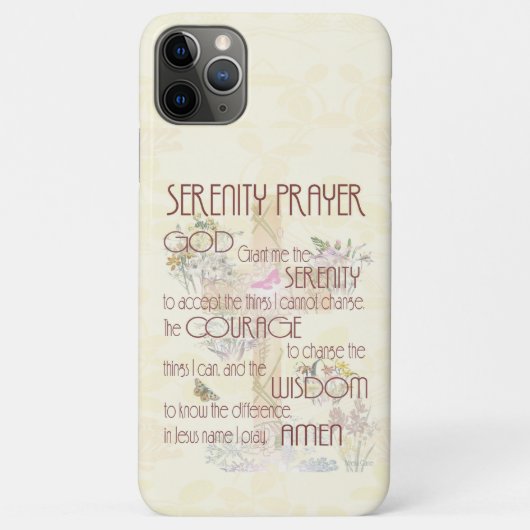 Serenity Prayer Hoesje-Mate iPhone Case (Achterkant)