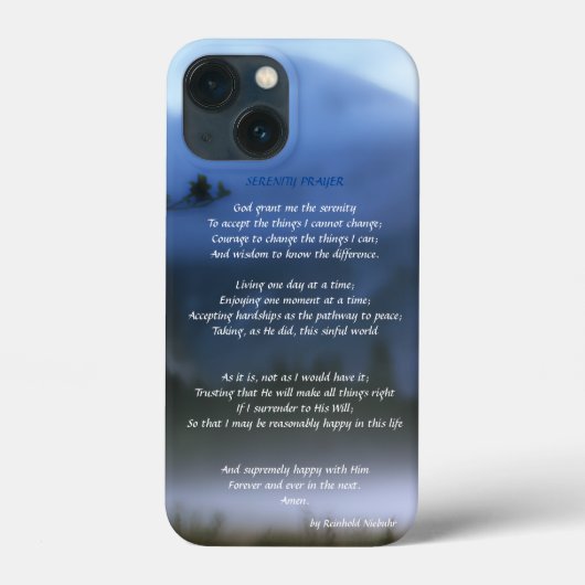 Serenity Prayer Hoesje-Mate iPhone Case (Achterkant)