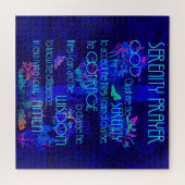 Serenity Prayer in Blue Legpuzzel (Horizontaal)