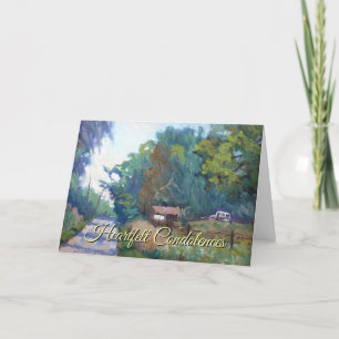Serenity Prayer in Paarse blauw groen Sinaasappel Kaart
