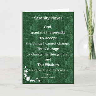 Serenity Prayer Kaart