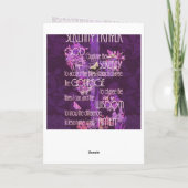 Serenity Prayer Kaart (Achterkant)